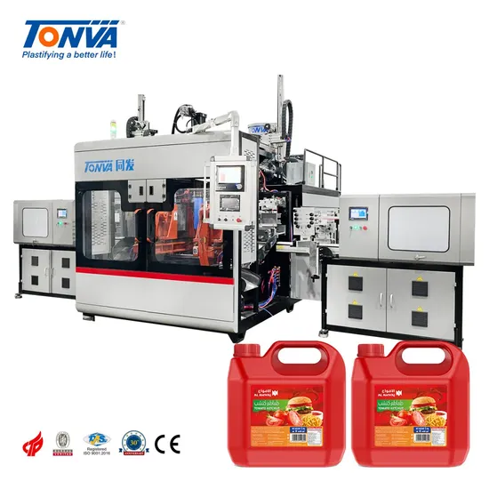 Plastic Containers Jerrycan with View Strip Blow Molding Machine