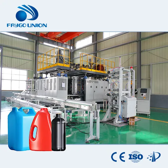 High-Speed 1.5 2.5L PE Soy Sauce Vinegar Condiment Bottle Barrel Extrusion Blow Molding Machine in Good Price