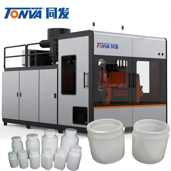 Plastic HDPE Bottle Production Extrusion Blow Molding Machine Tonva