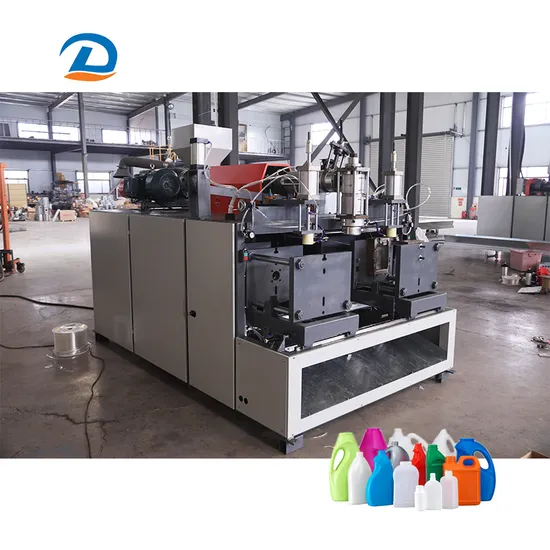 HDPE PP PVC PC ABS Plastic 100ml 500ml 1L 2L Bottle Making Maker Blower Blowing Extrusion Extruder Extruding Blow Molding Moulding Machine