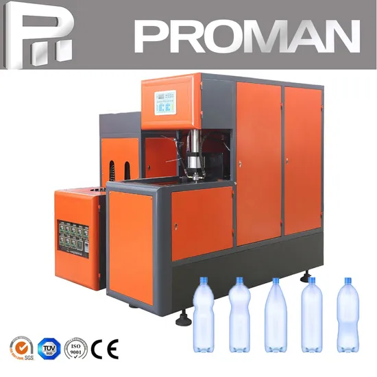 500ml 1L 5L 7L Small Scale Semi Automatic Water Oil Wine Juice Plastic Pet Bottle Jar Can Blowing Moulding Machine Factory Price