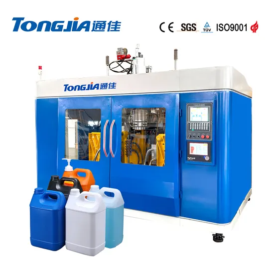 2L 5L 15L Plastic Extrusion Blow Molding Tongjia China Bottles Blowing Machine