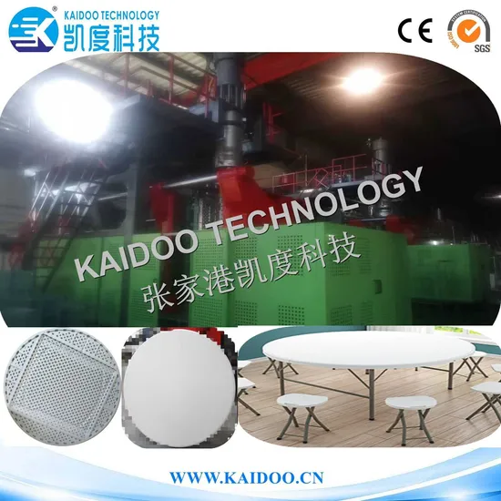 Diameter-183mm Round Plastic Table/Portable/Folding Table/Outdoor Table/Picnic Table/Plastic Furniture/Desk/Blow Moulding Machine/Blow Molding Machine