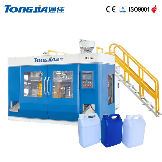 Double Station Plastic Bottle Jerry Can Oil Bucket Extrusion Blow Moulding Machine
