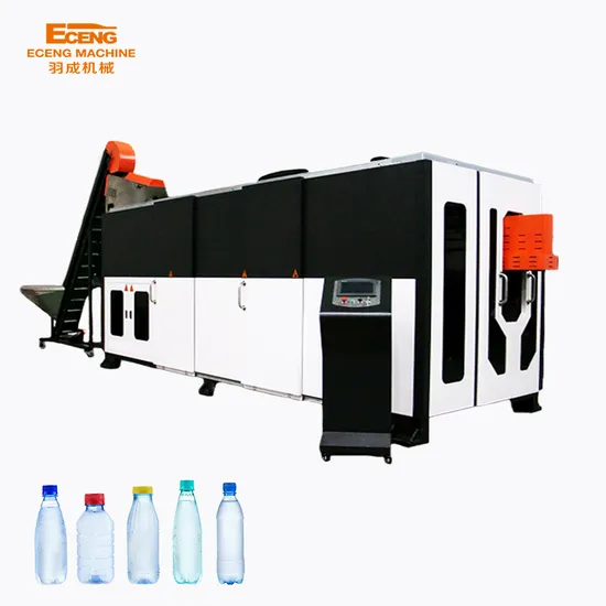 6 Cavity Automatic Pet Bottle Blowing Machine Price / High Speed Automatic Pet Bottle Blow Molding Machine