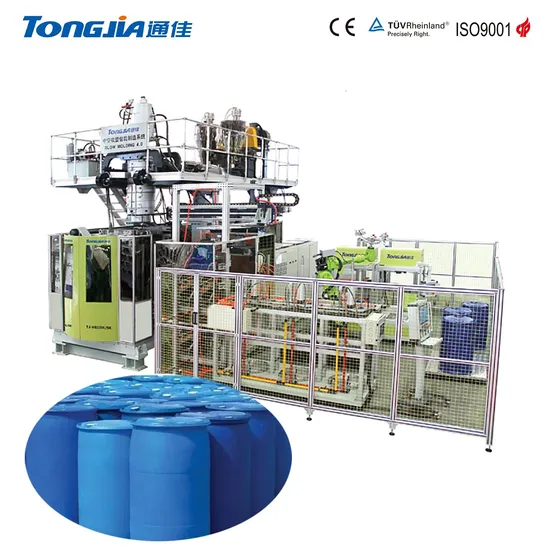 HDPE Plastic Chemical Liquid Single-Ring 220L Barrel Drum Blow Molding Machine