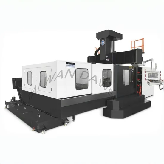 Taiwan Dawei Manufacturing Machine Gmc5022 Double Column CNC Mill/Milling Center for Steel Working Gantry Type Cutting Drilling Turning Function