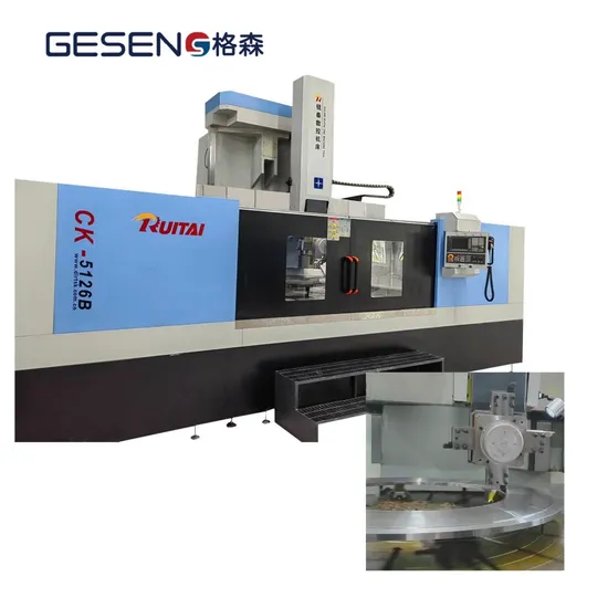 Ck5126b 2 Axis CNC Turning Machine Tools Vertical Lathe for Sale