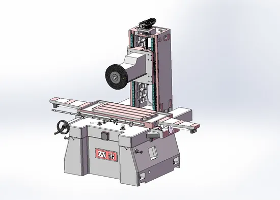 Grinding Wheel Moves Surface Grinder Machine, Surface Grinding M630 Ahr