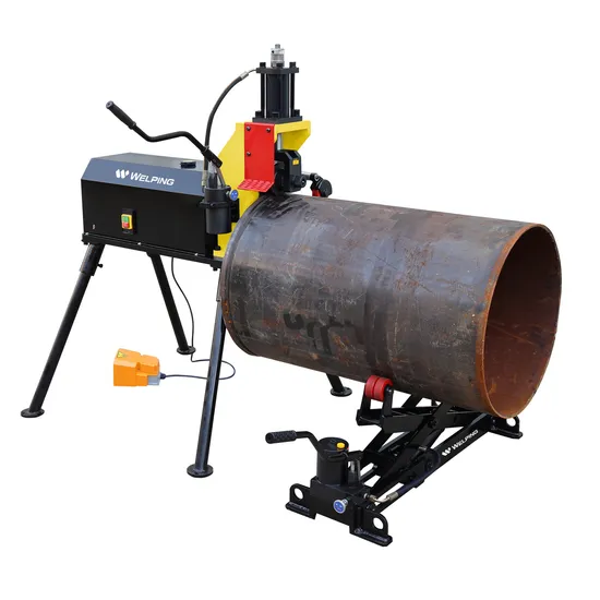 Steel Pipe Grooves 8-24 Inch Fabrication Capacity Hydraulic Roll Grooving Machine CE/ISO 13mm Wall