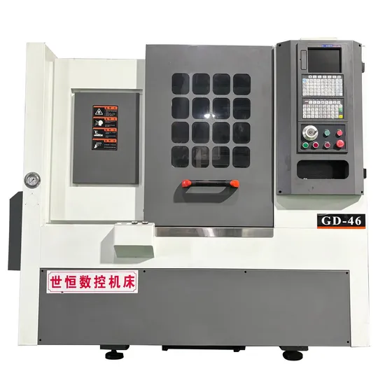 Gd46-3+3 High Precision Bench CNC Machine Tools 5 Axis CNC Composite Lathe
