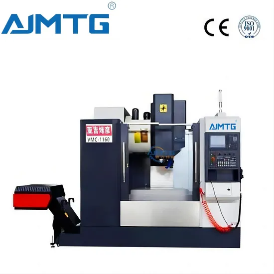 Brand Ajmtg 400 650 850 1060 China Factory CNC Centers Shanghai Vmc1060 4 3 Axis Vertical Machining Center Price Graphite Milling Cutting Machine Center Tools