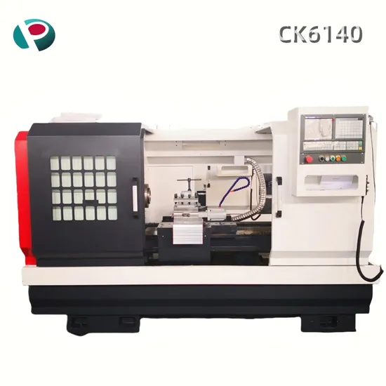 Ck6140 0.5/1/1.5/2/3m Hydraulic 3 Jaws Chuck and Tailstock Horizontal Flat Turning Lathe with Siemens/GSK/Fanuc System