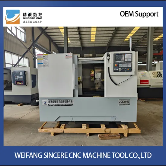 Small Inclined-Rail CNC Lathe Jck4050 with High Processing Speed and High Progress