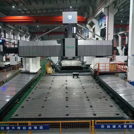 Taiwan Dawei 10 Meters 5 Axis CNC Mill Machine Gantry Milling Machining Center Gmc-10052 for Metal Drilling and Cutting