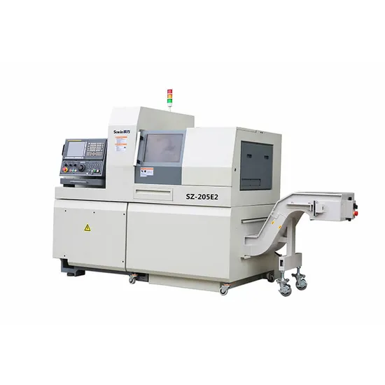 Sliding head Swiss CNC machine for turned parts