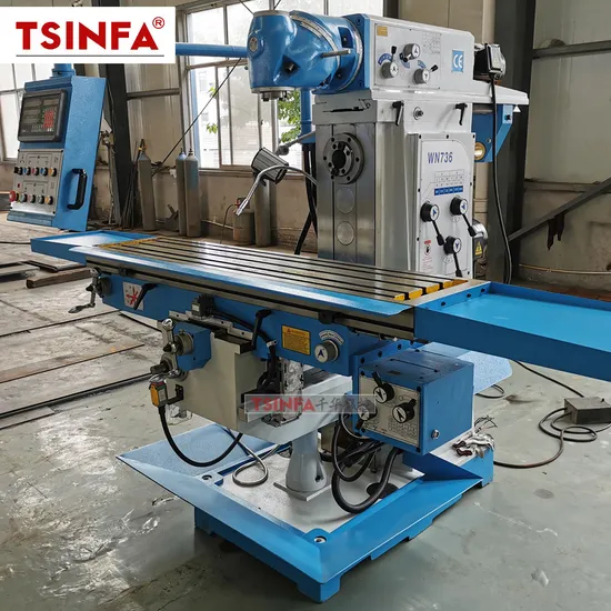 Manual Milling Machine Wn736 Vertical Universal Milling Machine Hot Sale