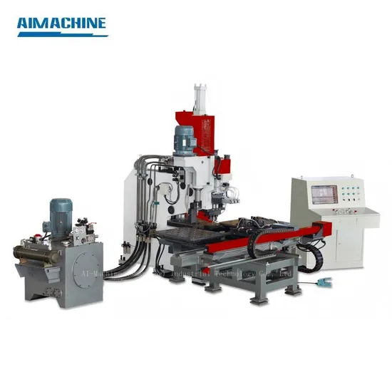 CNC Steel Plate Punching Punch Drilling Hole Machine for Angle Tower Processing