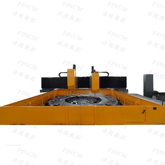 FINCM Pressure Vessel Boiler Heat Exchanger CNC Gantry Movable High Speed Tube Plate Flange Drilling Machine