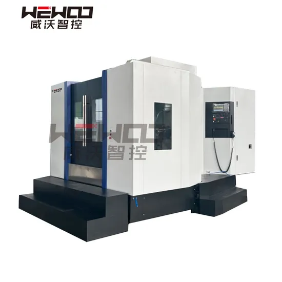 Hmc400/500/630/800/1000 Rotary Table Heavy Duty Machinery Horizontal Machining Center for Mill/Drill/Tapping/Engraver Aviation Components Work Table Dia-500mm