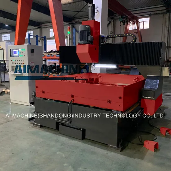 High Speed 3000r/Min CNC Steel Plate Tube Sheet Flange Gantry Hole Drilling Machine