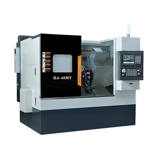 High Precision Speed and Durability Hot Sale, High-Efficiency, High-Speed CNC Milling, Drilling, and Turning Slant Bed Lathe Machine
