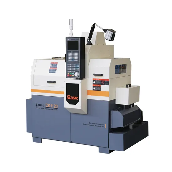 Small Metal Lathe Ck1120 Swiss-Type CNC Lathe with 3 Axes