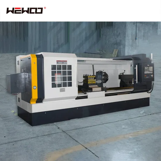 Ck61125 Ck6140 Ck6150 Ck6180 1/1.5/2/3m Hydraulic 3 Jaws Chuck and Tailstock Horizontal Flat Turning Lathe with Siemens/GSK/Fanuc System Max Cutting Length500mm