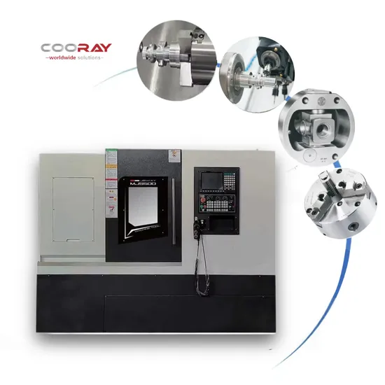 Cooray Crl-Dt52 Power Turret Slant Bed Tailstock Fanuc/Siemens CNC Turning Milling Compound Machining Center Lathe