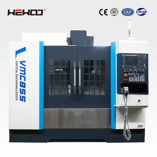 Vmc550 Vmc650 Vmc850 Vmc855 3/4/5 Axis Fanuc/Siemens System Mini CNC Vertical Milling/Machining Center Machine for Metal Working