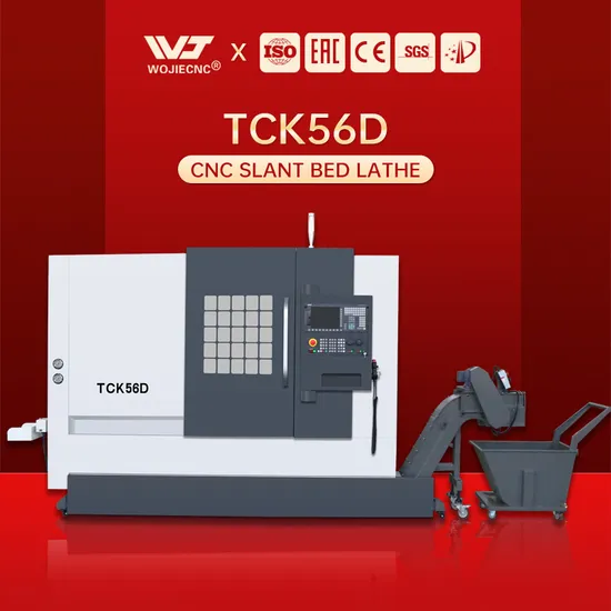 Wojie Wj650ds Gang Type CNC Double Spindle Turning Center Siemens Fanuk GSK System Automatic Slant Bed CNC Lathe Machine for Metal