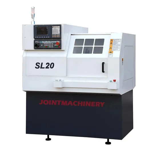 SL20 Flat Bed CNC Small Lathe Machine with Gang Tool