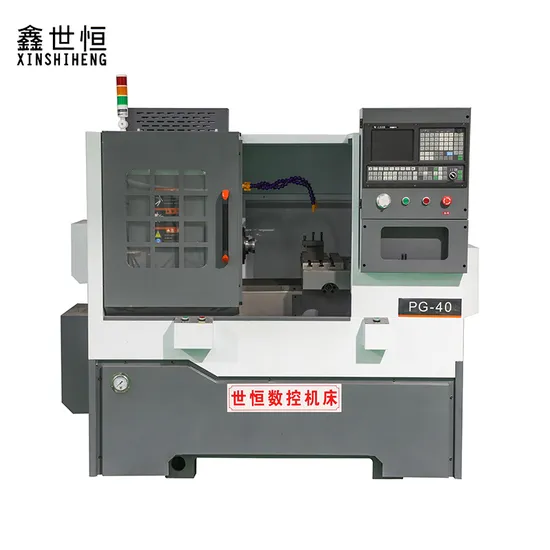 Pg40 Big Spindle Bore Horizontal Metal CNC Lathe Machine