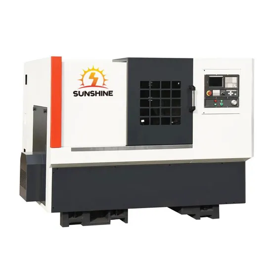 CNC Inclined Lathe with Automatic Chip Removal for Aviation Parts Processing