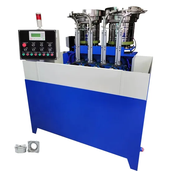 High Quality 14b Automatic Feeding Flange Nut Hex Nut Tapping Machine