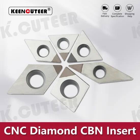 Diamond CBN Two-Sided Insert Cutter CNC Indexable Insert PCD Two-Sided