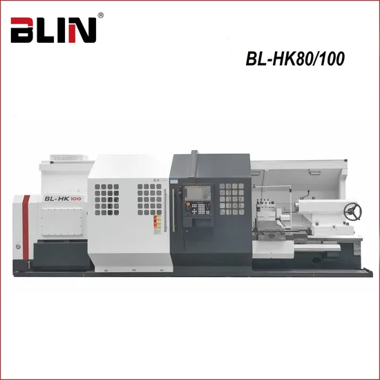 Big Bore Spindle CNC Lathe Flat Bed with Turret (BL-HK80/100)
