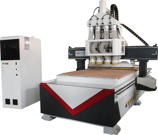 High Configuration Four Process Woodworking CNC Cutting Machine for Automatic Punching, Slotting and Cutting of Customized Panel Furniture