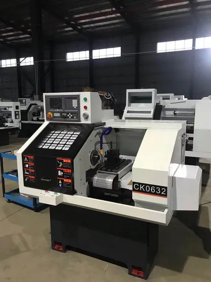 Ck0632 Linear Guide Rail Ball Screw CNC Lathe Machine
