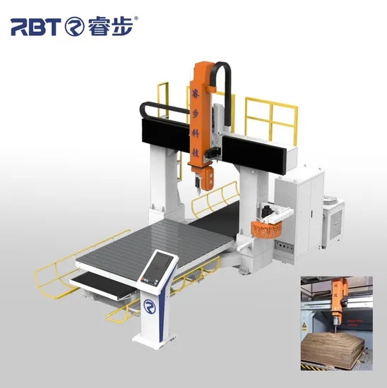 5 Axis CNC Router Making Wood Pattern Mold CE Approved