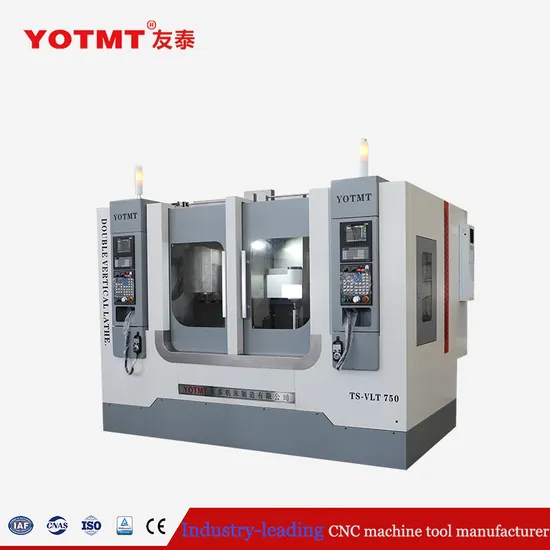 Ts-Vtl750 Connected Design Double Servo CNC Vertical Lathe