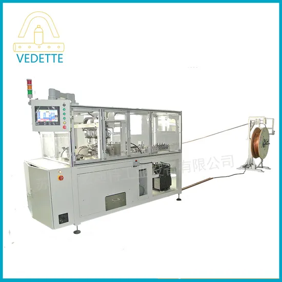 Automatic Coil Aluminum, Copper Tube Pipe Straightener and Chip-Less Clean Cutter