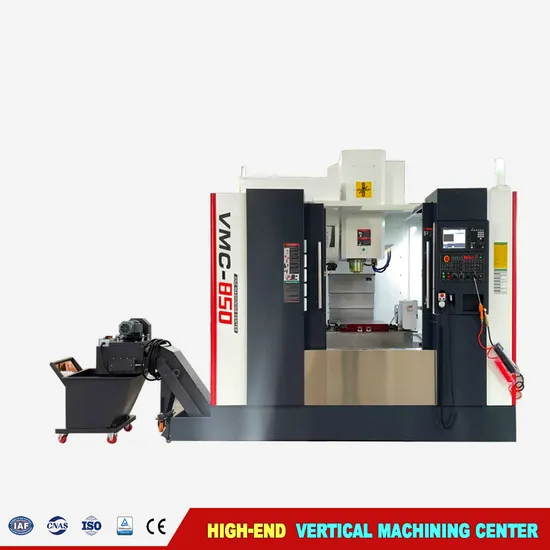 Vmc850 CNC Milling Machine Vertical Machining Center with Qulified Manufacturer