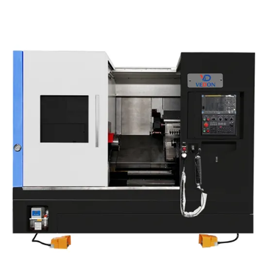 Precision Tck600dy CNC Lathe with Advanced 3/4 Axis Milling and Turning Capabilities Center for Aerospace and Automotive Metal Parts Slant Bed Lathe