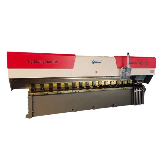 High Safety Ss Cutting V Grooving Machine for Sheet