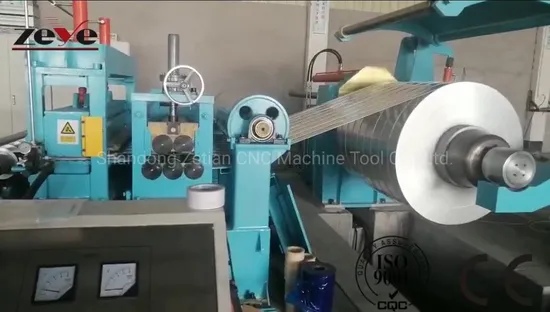 Easy-Operation PLC Control Hydranlic Straightener Machinery Slitter Rewinder Machine