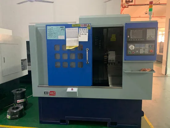 Automatic Slant Bed Lathe CNC Machine Kx46-R900 Torno CNC High Precision Nanjingkt System with 4+4 Live Tools on The Y Axis and 8 Potisiotnal Turret