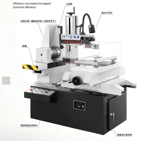 Fast Speed EDM Wire Cutting Machine Dk7763
