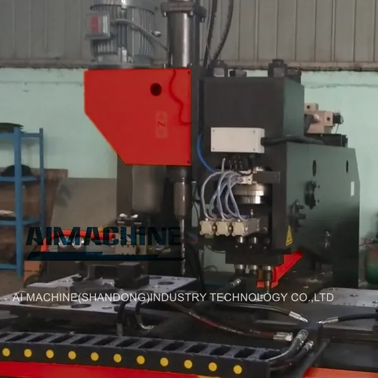 CNC Automatic Hydraulic Press Plate Steel Punching Drilling Machine