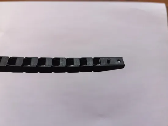 5mmx5mm Bridge Opening Plastic Nylon Black Color Cable Carrier Drag Chain for 3D Printer Machine